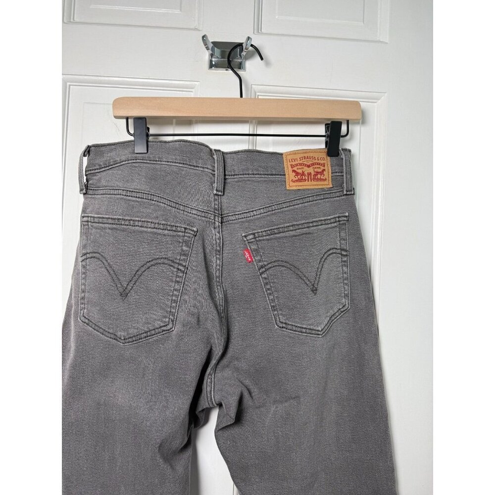Levi's Women's Wedgie Straight Leg Charcoal Demin Jeans - Size 31 - Picture 6 of 12